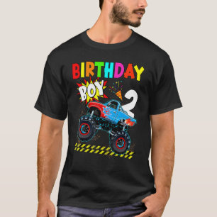 2e verjaardag Jongen Blaze 2 jaar oud Monster Truc T-shirt