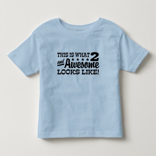 2e verjaardag kinder shirts (Voorkant)