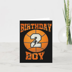 2e Verjaardag Outfit Boy Bysketbyll Tweede 2 jaar Kaart