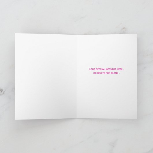 2e verjaardag puppy thema- Schattigee hond roze me Kaart (Binnen)