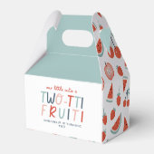 2e verjaardag rode zomer kinderfeest bedankdoosjes (Achterkant)