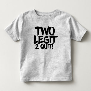 2e verjaardag Shirt Twee legit 2 koningsjongens of