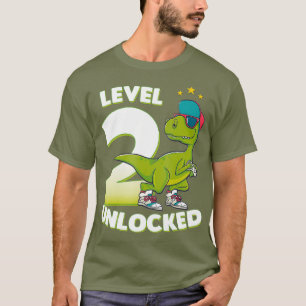 2e verjaardag T Shirt Dinosaur Rex 2 jaar