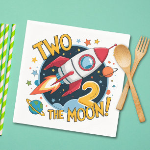 2e verjaardag Twee van de maan Servet