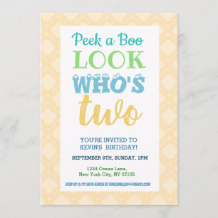 2e verjaardag Uitnodiging Tekst
