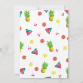 2e verjaardag uitnodiging Twotti Fruitti (Achterkant)