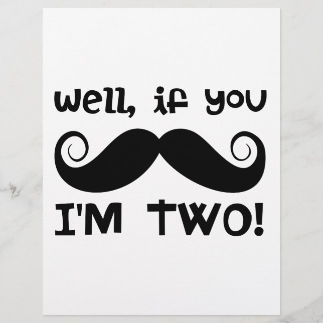 2e verjaardag van de Mustache (Voorkant)