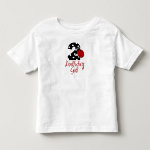 2e verjaardag van het meisje - Ladybug - 2 Lady Bu Kinder Shirts