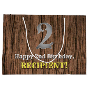 2e verjaardag: Western geïnspireerd land, naam Groot Cadeauzakje