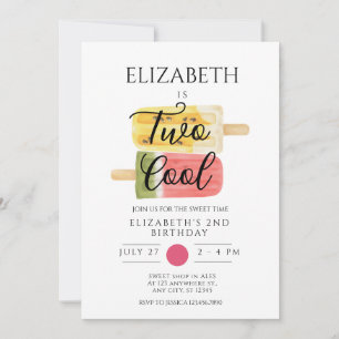 2e verjaardag zomerpopsikel kaart