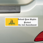2e wijziging Bumpersticker (Op auto)