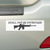 2e wijziging Bumpersticker - AR-15 (Op auto)
