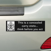 2e wijziging/controle van het pistool/verborgen tr bumpersticker (Op auto)