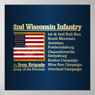2e Wisconsin Infantry (BH) Poster