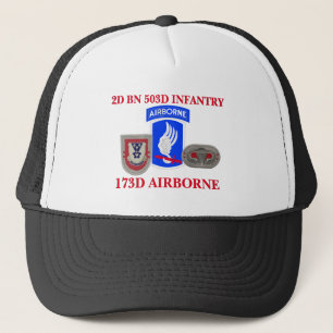 2ème CASQUETTE AÉROPORTÉ d'INFANTERIE du BATAILLON