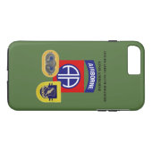 2ème Coque iphone d'INFANTERIE de BATAILLON (ABN) (Dos (Horizontal))