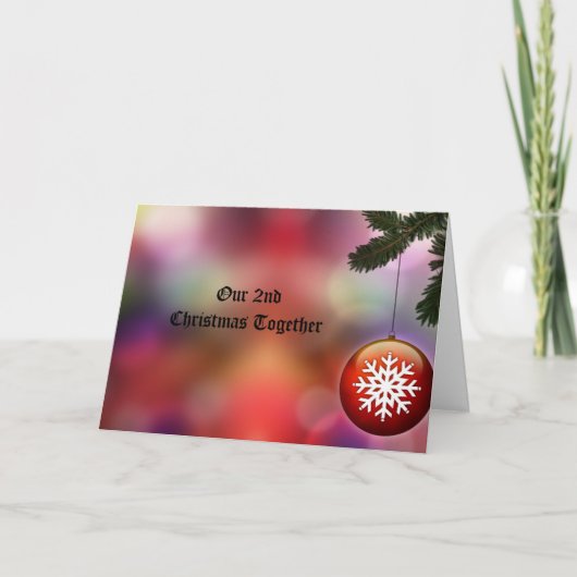 2ème De Noël carte de Noël ensemble (Devant)