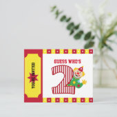 2ème Invitation de ondulation de clown de cirque (Debout devant)