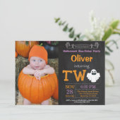 2ème Invitation de photo de partie de Halloween (Debout devant)