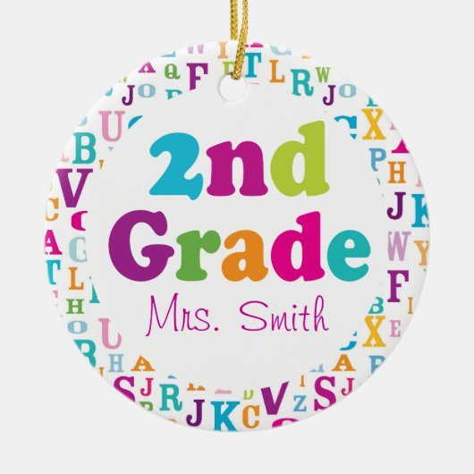2ème Ornement de maître d'école personnalisé par (Devant)