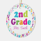 2ème Ornement de maître d'école personnalisé par (Gauche)