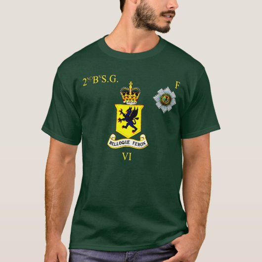 2ème T-shirt de Scots Guards F Company de milliard (Devant)