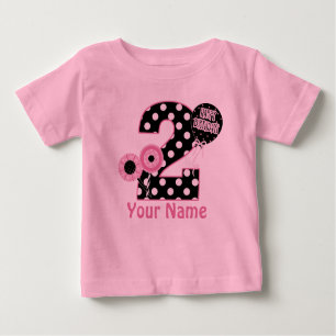 2ème T-shirt personnalisé par noir rose