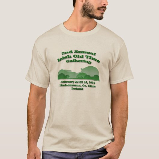 2ème T-shirt sourcilleux ancien irlandais annuel (Devant)