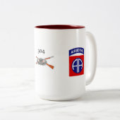 2ème Tasse aéroportée de MILLIARD 504th (Devant droit)