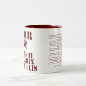 2ème tasse de café romaine de Pegasus de la légion (Centre)