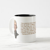 2ème Tasse de père fondateur de Thomas Jefferson (Devant gauche)