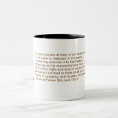 2ème Tasse de père fondateur de Thomas Jefferson (Centre)