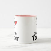 2ème tasse drôle de professeur de catégorie (Centre)