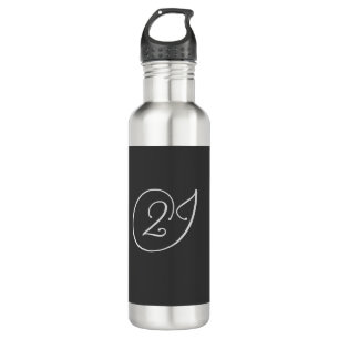"2J" Logo Waterfles