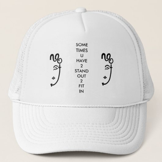 2LOGO en SLOGAN Trucker Pet (Voorkant)