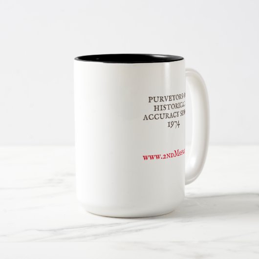 2MA Mug - Pas de cheveux faciaux (Devant droit)
