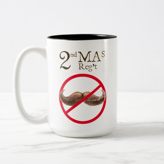 2MA Mug - Pas de cheveux faciaux (Gauche)
