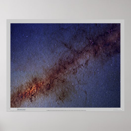 2MASSA - Galactisch centrum Poster (Voorkant)