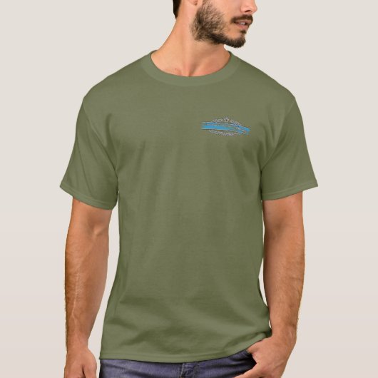2Nd Award Star CIB - Combat Infantryman Badge 11 B T-shirt (Voorkant)