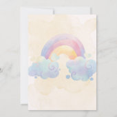 2nd Birthday Invitation Girl Editable Rainbow (Dos)