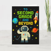 2nd Grade And Beyond Astronaut Space Boys Gamer Fi Kaart (Voorkant)