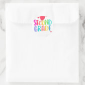 2nd Grade Crew Second Grade Teacher First Day Of S Ronde Sticker (Tas)