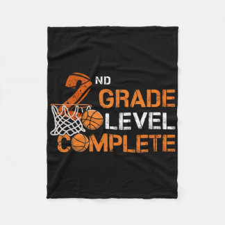 2nd Grade Level Complete Sketll Last Day Of School Fleece Deken