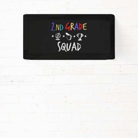 2nd Grade Squad - Back to School Teacher Gift Spandoek (Insitu)