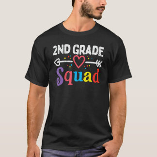 2nd Grade Squad Second First Day Of School Boys Gi T-shirt