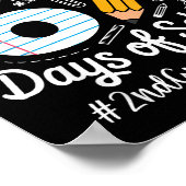 2nd Grade Teacher Survived 67 Days Of School Humor Poster (Hoek)