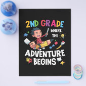 2nd Grade Where The Adventure Begins Flyer (Enkel)