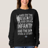 2nd Infantry  God Created Infantry Devil stood Att Trui (Voorkant)