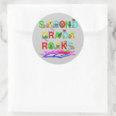 2nd Rocks Ronde Sticker (Tas)