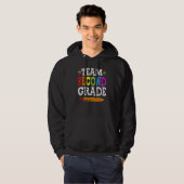 2nd Teacher Team Second Grade Squad Back To School Hoodie (Voorkant volledig)